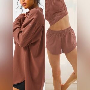 ALO Yoga Set! Button down and shorts